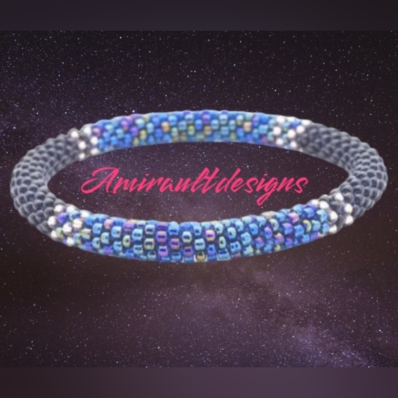 Rope beaded fitted bracelet - Picture 2 of 3